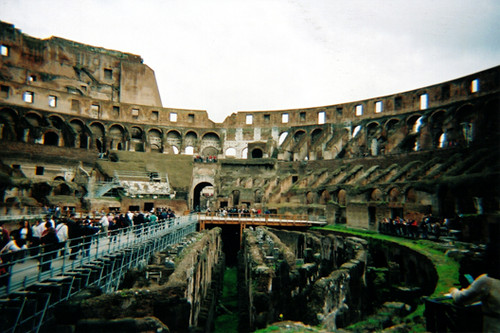 colosseum of rome. Colosseum Rome, Italy, 2002.