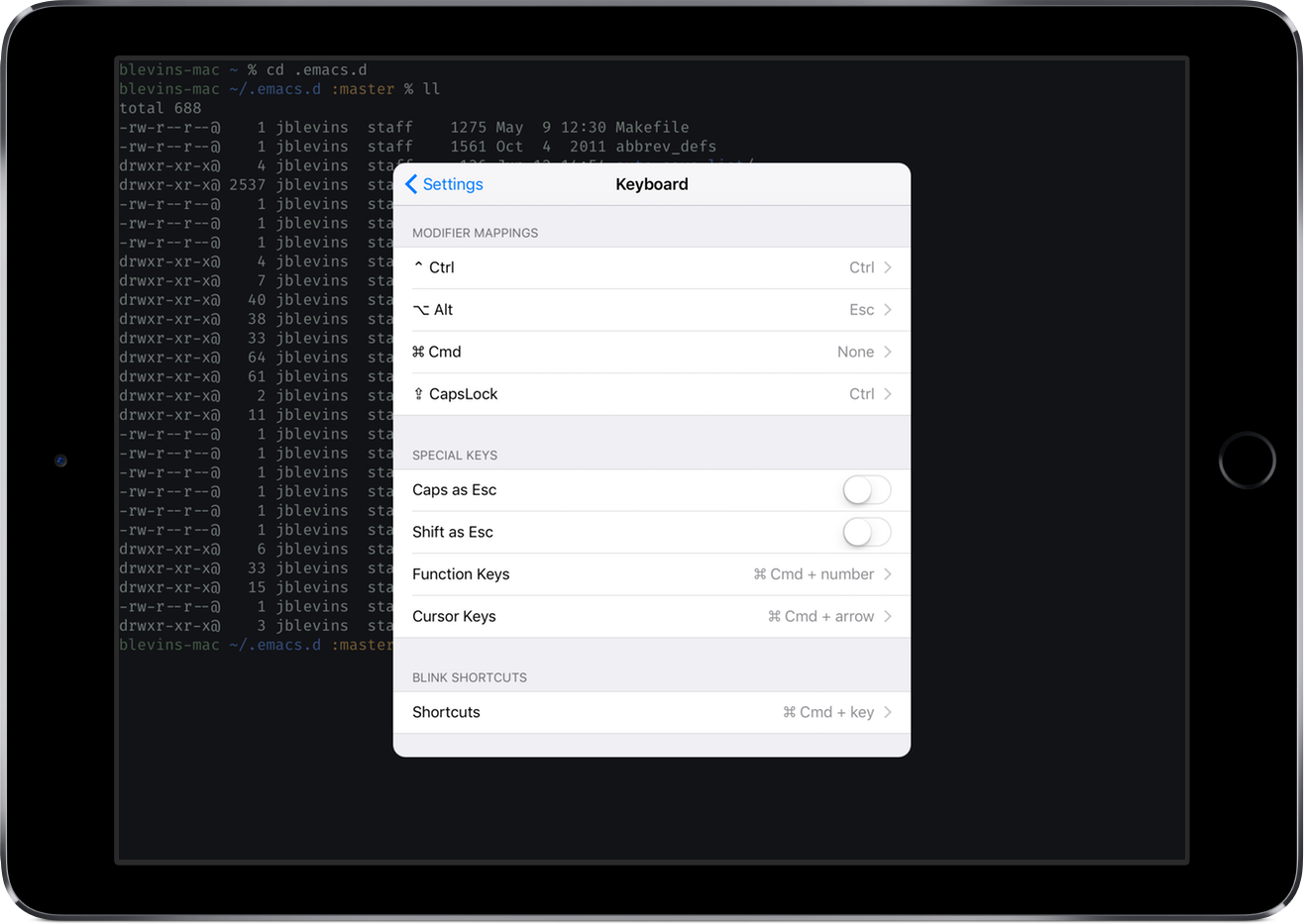 Customizable Keyboard Modifier Keys