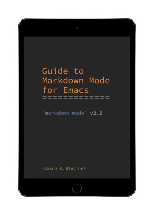 Guide to Markdown Mode for Emacs