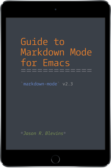 Guide to Markdown Mode for Emacs